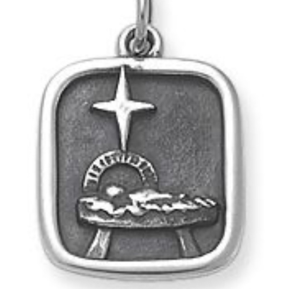 JAMES AVERY NATIVITY SCENE CHARM (rare & retired!!)